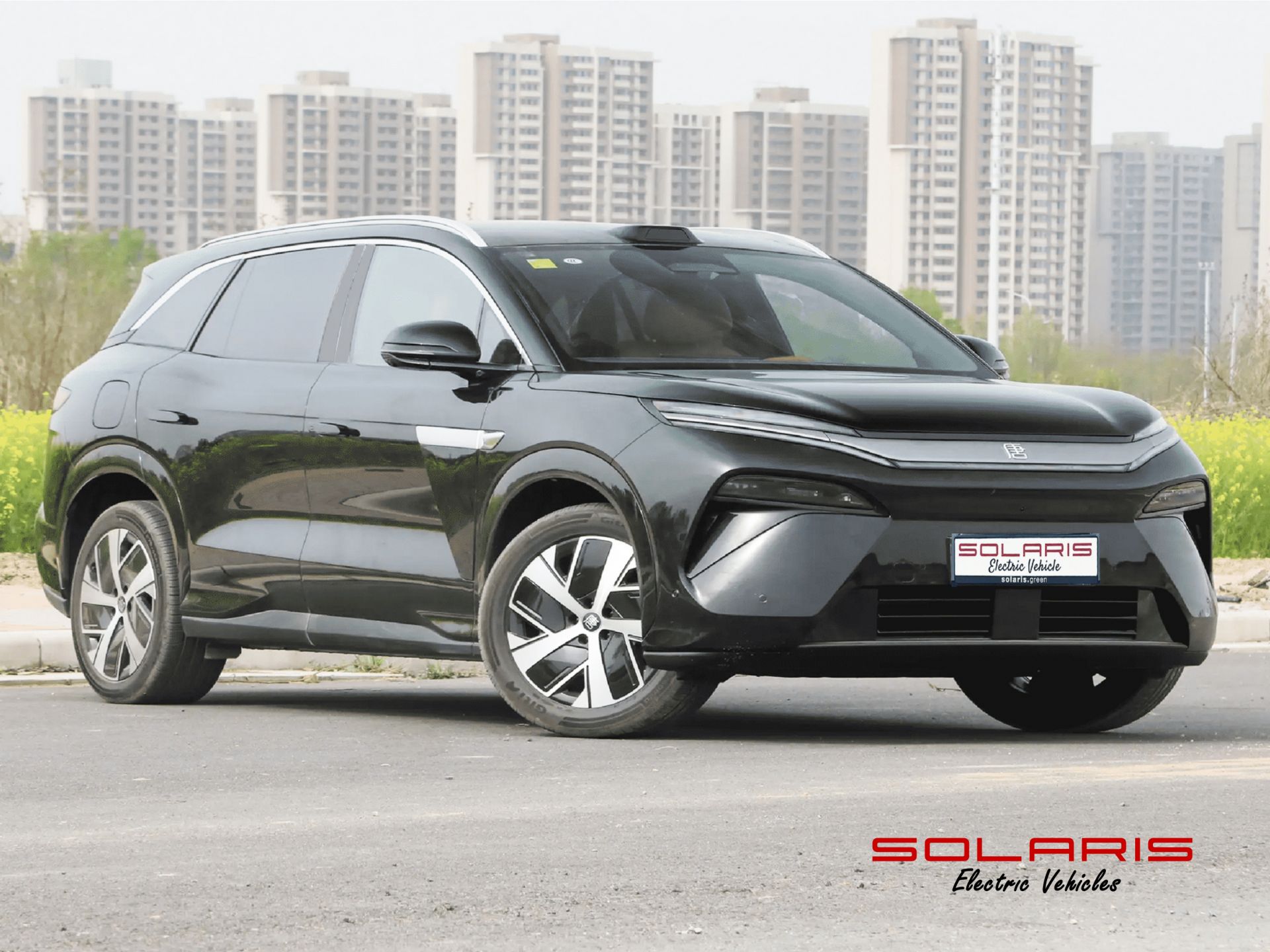 SOLARIS | Your Trusted Partner.... BYD Tang L 2025 BLACK - WHITE INTERIOR